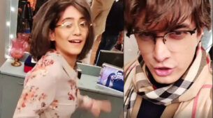 Funny ROFL Video: Mohsin Khan cutely calls Shivangi Joshi ‘aunty’ in public, netizens react to unseen moment