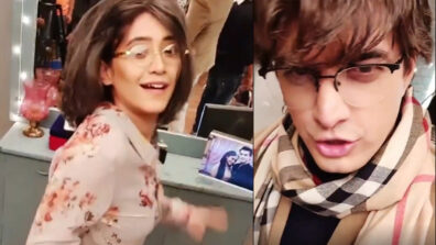 Funny ROFL Video: Mohsin Khan cutely calls Shivangi Joshi ‘aunty’ in public, netizens react to unseen moment