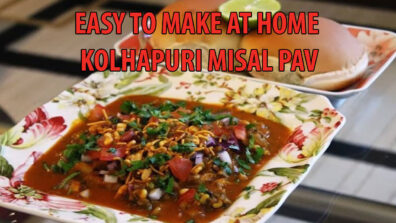 Have a look at this easy to make Kolhapuri Misal pav recipe that you can try at home