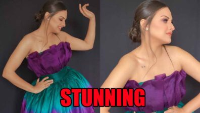 Himanshi Khurana looks stunning in a peacock shade dress, fans love it