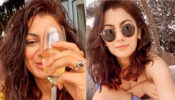 Holiday Vibes: Kumkum Bhagya’s Sriti Jha enjoys wine while chilling at the beach, netizens love her ‘poetic’ caption