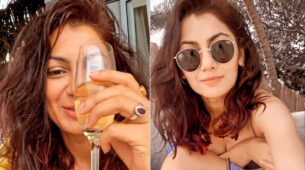 Holiday Vibes: Kumkum Bhagya’s Sriti Jha enjoys wine while chilling at the beach, netizens love her ‘poetic’ caption