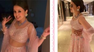 Hot Diva: Sakshi Singh Dhoni looks gorgeous in her pink lehenga, fans love it
