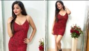Hot in Red: Monalisa fires up the internet with her hot looks, fans go gaga