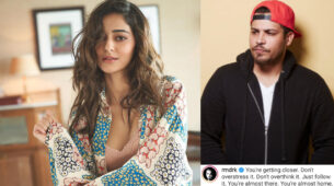 [Hotti or Cute] Ananya Panday looks smoking hot flaunting her bralette & pajama look, R.M Drake drops an interesting reply