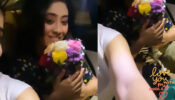 I love you baby: Who is the special person Shivangi Joshi is giving flowers to in a happy mood?