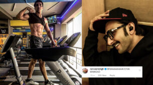 [In Pic] Sonu Sood flaunts his Abs, Ranveer Singh comments “BHAAAAAAI CHAI MANGAO”!