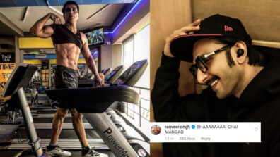 [In Pic] Sonu Sood flaunts his Abs, Ranveer Singh comments “BHAAAAAAI CHAI MANGAO”!