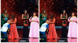 Indian Idol fun: Neha Kakkar draws a heart on Vishal Dadlani’s head, fans go ROFL