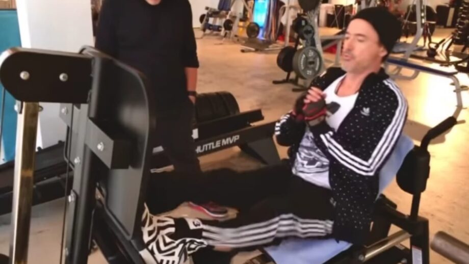 Iron Man Swag: Robert Downey Jr. shares inspiring workout video doing leg press, fans are in awe