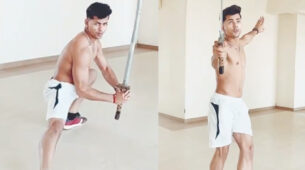It’s about to be legendary: Aladdin fame Siddharth Nigam flaunts his sword-fighting action skills with his latest shirtless video, girls can’t stop drooling