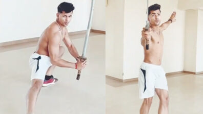 It’s about to be legendary: Aladdin fame Siddharth Nigam flaunts his sword-fighting action skills with his latest shirtless video, girls can’t stop drooling