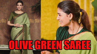 Kajal Aggarwal To Samantha Akkineni: 3 Hottest Olive Green Saree Looks That You Can Ace For A Wedding