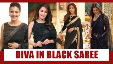 Kajol, Madhuri Dixit, Shilpa Shetty, Sushmita Sen: The Hottest 90’s Diva In Black Saree