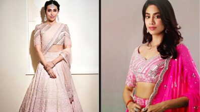 Karishma Kapoor To Janhvi Kapoor: Top Beautiful Divas Who Looked Drop-Dead Gorgeous In Manish Malhotra’s Lehenga