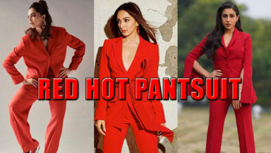 Kiara Advani, Sara Ali Khan, Deepika Padukone’s Red Hot Pantsuit You Would  Like To Wear