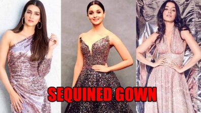 Kriti Sanon, Alia Bhatt, Shraddha Kapoor: Hot Look In Sequined Gown