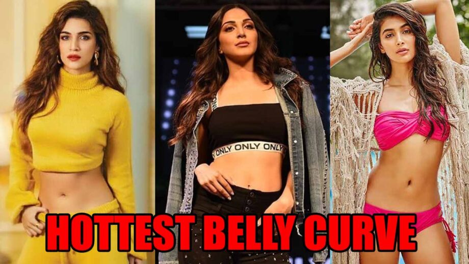 Kriti Sanon Vs Kiara Advani Vs Pooja Hegde: Hottest Belly Curve Moments To Inspire You For Gym 