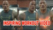 Let our sweat reveal the proof: Dwayne Johnson aka The Rock shares new inspiring workout video, fans feel motivated