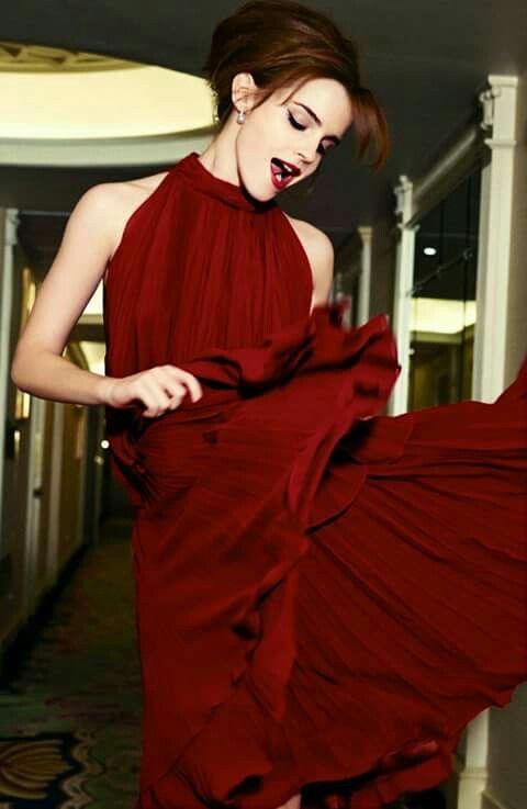 Love Wearing Red? Take Some Inspiration From Emma Watson For Red Outfits - 2