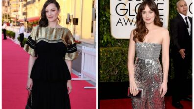 Marion Cotillard To Dakota Johnson: Top Hollywood Actresses Who Shinned The Most In Glittery Outfits, See Pictures