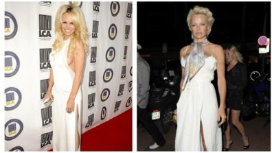 Take A Look At Pamela Anderson’s Elegant White Gown