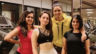 Milky Beauty Tamannaah Bhatia Drops A Group Photo After Workout In Hot Sports Bra: Says, ‘Stronger Together’