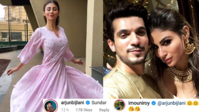 Mouni Roy is a ‘dirty yet happy’ soul, gives flying kisses to Arjun Bijlani for THIS reason on social media