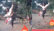 Nature love: Kumkum Bhagya diva Sriti Jha caught on camera doing yoga in the middle of a famous Mumbai garden, fans get excited
