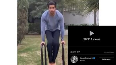 Nature Love: Sidharth Malhotra shares latest outdoor workout video, Kiara Advani loves it