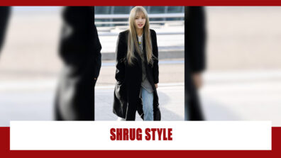 Need Cues To Style Your Shrug? Take Cues From Blackpink Lisa