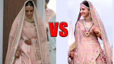 Neha Dhupia Vs Anushka Sharma: Who Slew The Most In Pastel Pink Lehenga On Their Wedding?