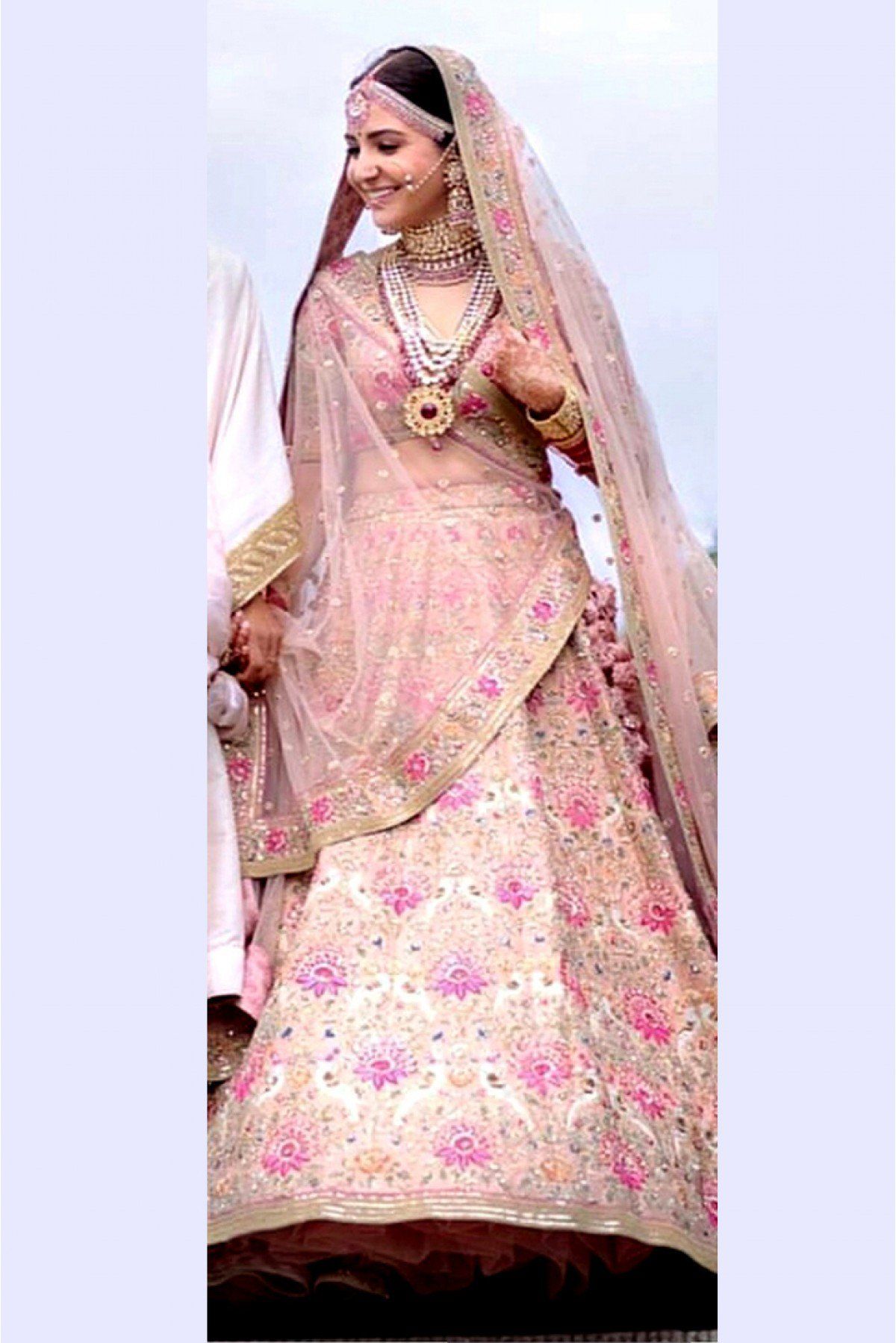 Neha Dhupia Vs Anushka Sharma: Who Slew The Most In Pastel Pink Lehenga On Their Wedding?