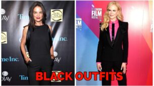 Nicole Kidman Vs Katie Holmes: Who Looked Stunning In Black Formal Outfits?