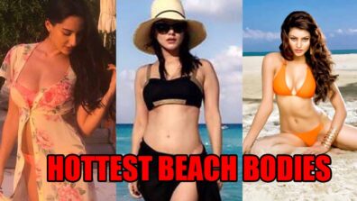 From Nora Fatehi To Urvashi Rautela: Hottest beach bodies moment caught on camera