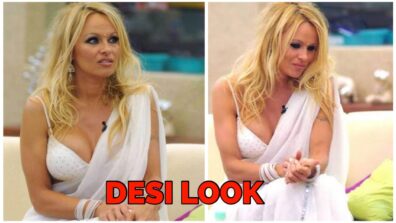 Pamela Anderson Looks Dazzling Hot In Saree