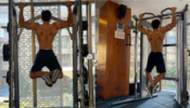 Perfect Abs: Pearl V Puri flaunts his muscular body while working out