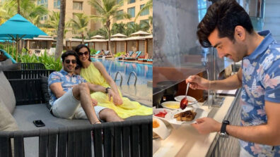 Perfect Staycation: Mohit Seghal shares a lovey-dovey moment with his lady love Sanaya Irani on Valentine’s Day, fans love it