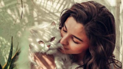 Pet Love: Alia Bhatt shares super adorable moment with her pet cat, netizens melt in awe of her cuteness