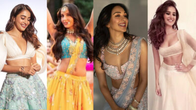 Pooja Hegde Vs Nora Fatehi Vs Tara Sutaria Vs Kiara Advani: Who is the queen of Indo-Western lehenga fashion in B-Town?