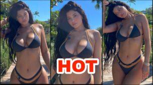 Pool Babe: Kylie Jenner burns internet with latest bikini photo, fans feel the oomph quotient