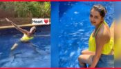 Private Pool Video Leaked: Shrenu Parikh is the hottest water baby in yellow sleeveless swimwear, fans find it burning hot