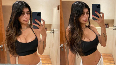 Private Washroom Selfie Leaked: Mia Khalifa looks smoking hot in latest sports bra look, fans can’t stop drooling