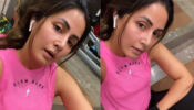 Private Workout Exhausted Video: Hina Khan sweats it out in the gym in a pink sports bra, fans go bananas
