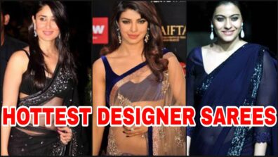 Priyanka Chopra, Kareena Kapoor & Kajol’s Hottest Designer Saree Photos That Are Ethnic Goals