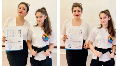 Proud Moment: Raveena Tandon celebrates as her daughter bags the Black Belt