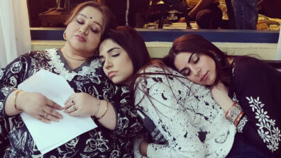 Quack quack: Shraddha Arya & Anjum Fakih caught on camera sleeping on Kundali Bhagya sets during shoot, fans surprised