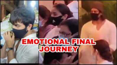 Rajiv Kapoor Funeral Video: Ranbir Kapoor, Alia Bhatt, Shah Rukh Khan seen during final journey