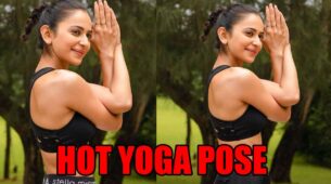 Rakul Preet Singh strikes hot yoga pose, fans love it