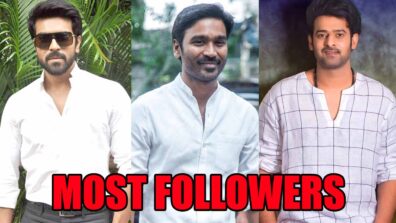 Ram Charan, Dhanush, Prabhas: Biggest celebs with most followers?